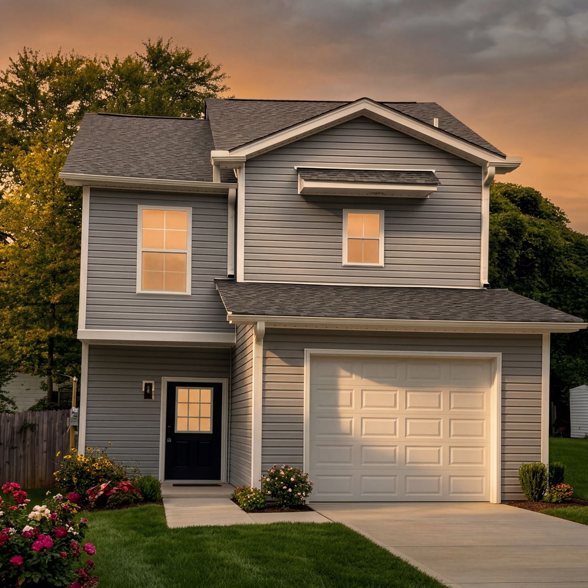 Completed new construction home on Troxler Rd Greensboro NC 2025 - Triad Core Builders